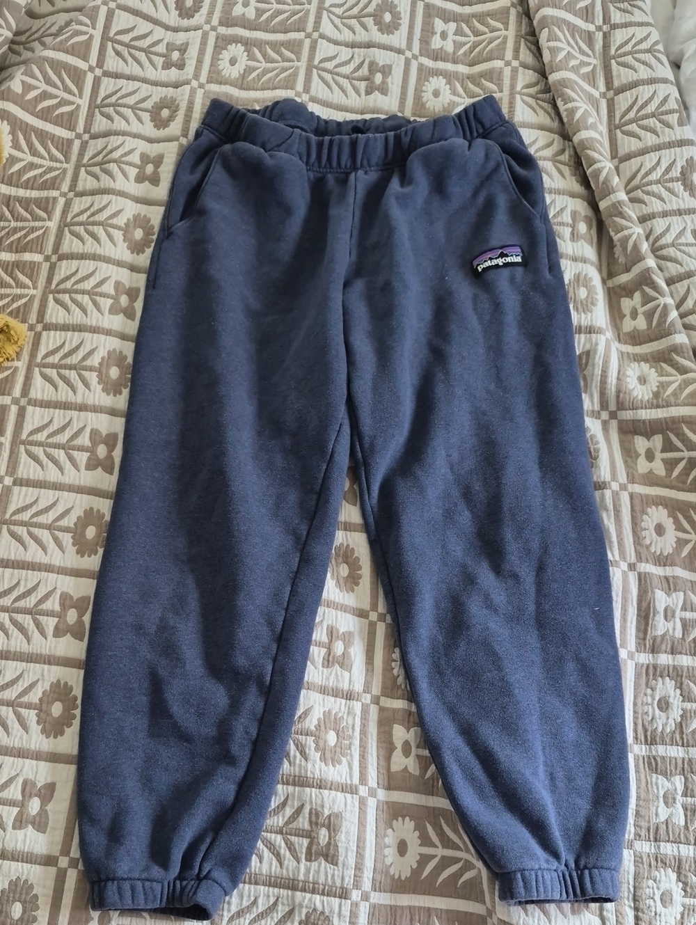 Patagonia Kids Dark Navy Fleece Joggers